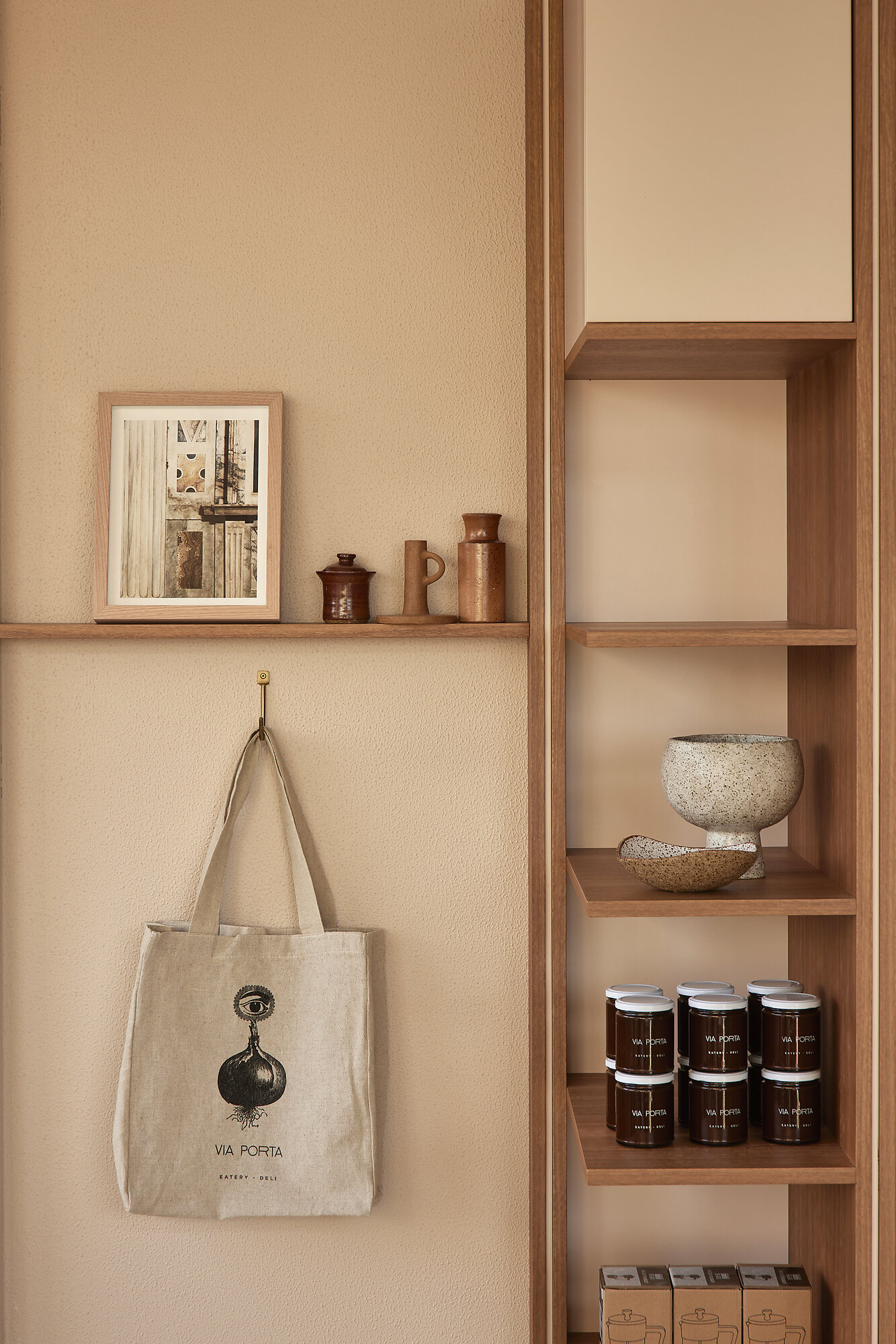 Interior photograph of Pronto by Via Porta by Sean Fennessy